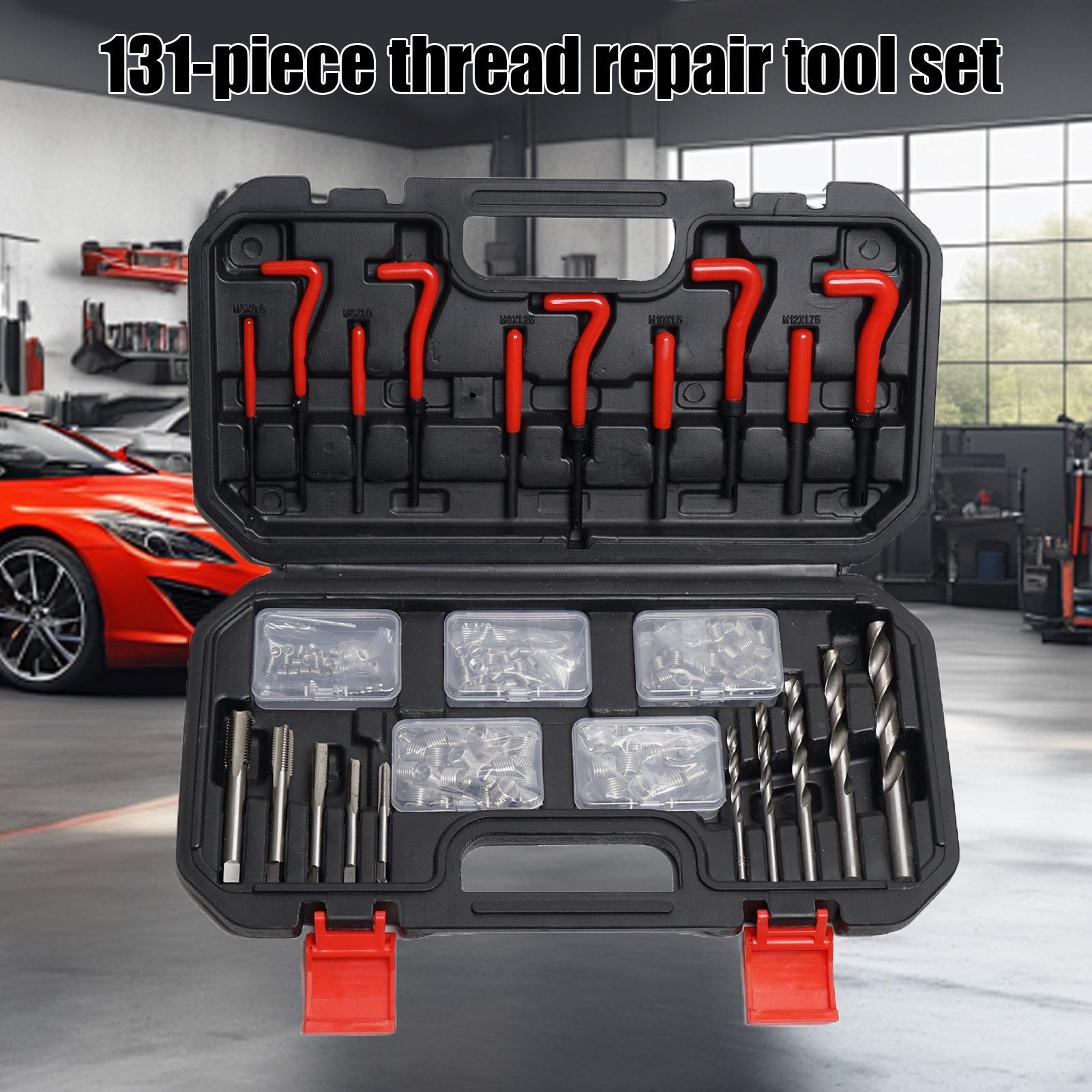 Heavy Equipment Maintenance - Kit Helicoil Metrik, Kit Perbaikan Ulir,