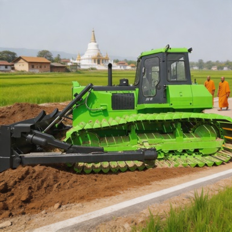 Bulldozer Beroda Rantai SEM818 - Heavy Equipment Working ulasan dan harga