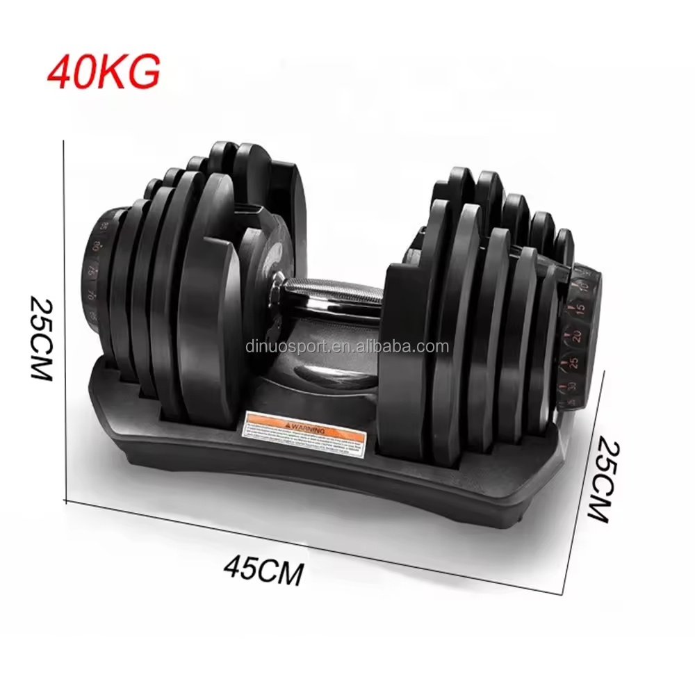 Set Dumbbell Adjustable 40kg/9 - Heavy Equipment Supplier ulasan dan harga