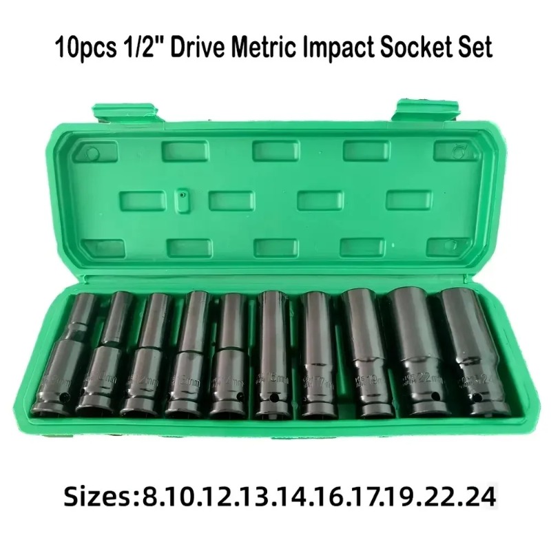 1 Set 10 Pcs Set Soket Impact  - Heavy Equipment Maintenance ulasan dan harga